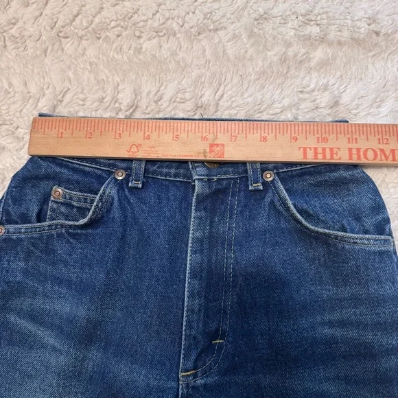 Vintage 1980s Lee Jeans Women’s 1 PET High Rise Straight Leg 26” Inseam USA - Picture 6 of 6